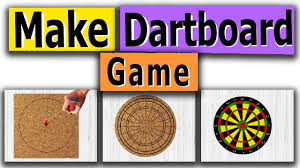 You and your friends can focus on throwing darts and having fun. How To Make Your Own Dartboard Draw Darts Board Make Darts Game At Home Youtube