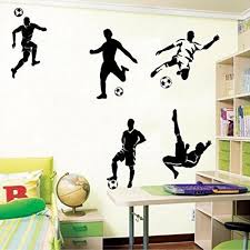Soccer Ball Football Wall Sticker Decal Kids Room Decor Sports Boy Bedroom New Nn Learn More By Visiti Soccer Wall Art Sports Wall Art Wall Stickers Bedroom
