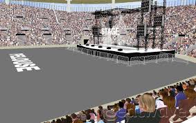 Stade de france has one of the biggest stages in europe; Stade De France View From Seat Block G7
