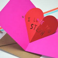 They should be able to follow the instructions without guidance. Personalised Pop Up Heart Valentines Card By The Portland Co Notonthehighstreet Com