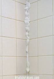 How To Get Rid Of Black Mold In Your Shower Caulking Cotton Balls Bleach Mold Remover House Cleaning Tips Shower Grout