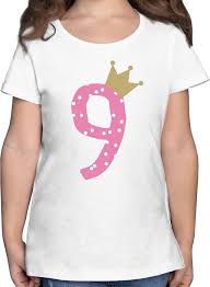 Shirtracer T Shirt 9 Geburtstag Krone Madchen Neunter Geburtstag Geschenk Kinder Madchen Kinder T Shirt Kindergeburtstag Geburtstagsgeschenk Online Kaufen Otto