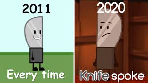 Every time Knife spoke in Inanimate Insanity / Evolution of Knife's voice  (Seasons 1 & 2) - YouTube