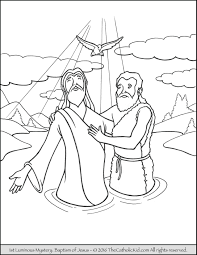 John the baptist coloring pages free coloring pages. Coloring Page Jesus Baptism Novocom Top