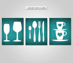 We have 25 creative diy wall art ideas that will transform collect wall pieces, like decorative plates and vintage picture frames, to hang in your kitchen or living room. Kitchen Wall Art Decor Kitchen Utensils Wall Art Dining Etsy In 2021 Kitchen Decor Wall Art Kitchen Wall Art Printables Kitchen Wall Art