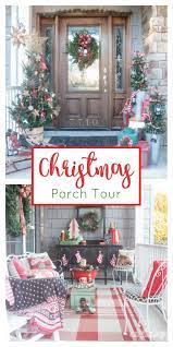 Vintage Christmas Porch Decorating Ideas Christmas Porch Decor Front Porch Christmas Decor Christmas Porch