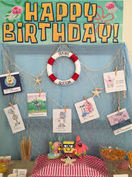 Diy Birthday Decoration At Home For Boy Diy Spongebob Decorations Spongebob Party Spongebob Party Decorations Spongebob Birthday