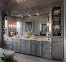 Gray | stock kitchen cabinets. Sherwin Williams Sw 7066 Gray Matters Cabinet Features Miter Doors Colonial Door Style With Mu Bathroom Remodel Master Luxury Interior Design Charleston Style