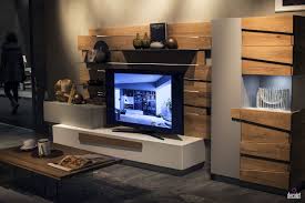 Framed around the tv this smart unit moves with elan. Tastefully Space Savvy 25 Living Room Tv Units That Wow