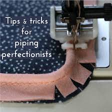 How To Sew With Piping The Best Tips And Tricks Sewing Hacks Beginner Sewing Projects Easy Sewing Techniques