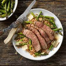 Grilled Top Round Steak With Parmesan Asparagus Recipe Top Round Steak Cooking The Perfect Steak Grilled Steak Recipes