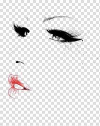 Cosmetics Fashion Illustration Make Up Artist Illustration Make Up Girls Female Wearing Red Lipstick Port Cosmetic Fashion Covergirl Brow Pencil Lips Cartoon