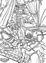 When abraham and isaac reached the mountain, abraham built an altar and placed the firewood on it. Jacob And Esau Coloring Pages