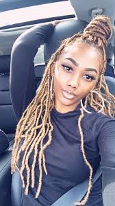 Faux Locs Hair Black And Blonde Blonde Crochet Faux Locs Faux Locs Hairstyles Locs Hairstyles Faux Locs Blonde