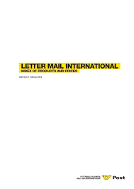 Ihre post jederzeit an jedem ort. Letter Mail International Osterreichische Post Ag