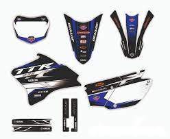 Kit Graphics Yamaha Ttr230 Ttr 230 2006-2018 Kit Decals Stickers Graphics Blac Ebay Yamaha Decals Suzuki