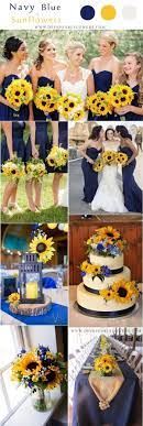 Textural boho wedding bouquet for the bride. Marine Navy Blue And Sunflower Yellow Rustic Country Wedding Ideas Weddings Weddingcolors Blue Wedding Colors Blue Sunflower Themed Wedding Wedding Colors