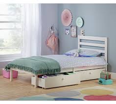 Home Kaycie White Single Bed Frame White Single Bed Frame Kid Beds Bed Frame