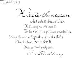 Write It Down Write The Vision Messages From Heaven Words Of Encouragement