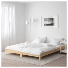 Utaker Stackable Bed With 2 Mattresses Pine Husvika Twin Ikea Ikea Bed Spare Bed Small Room Design