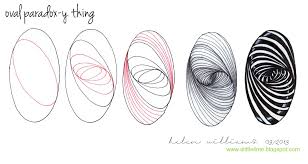 Zentangle Oval Paradox Y Thing Zentangle Patterns Zentangle Drawings Tangle Pattern