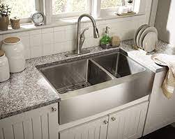 Top Farmhouse Sinks For Kitchens How To Choose An Apron Sink 2021 The Flooring Girl Apron Front Kitchen Sink Farmhouse Sink Kitchen Apron Sink Kitchen