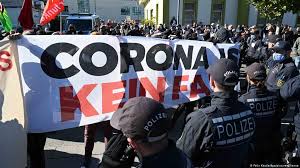 Germany Thousands Protest For And Against Coronavirus Measures News Dw 04 10 2020