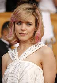 48 Stars Tempting Us To Dye Our Hair Pink In 2020 Rachel Mcadams Hair Pink Hair Streaks Hair Styles
