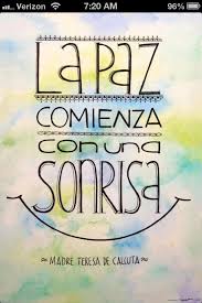 Pin De Yo Amo A Mi Familia En Frases Inspiradoras Frases De Paz Frases De La Madre Teresa Frases Motivadoras