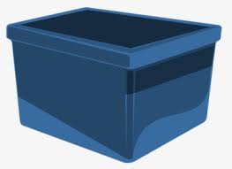 1.5 gallon storage tote features a secure snap lock lid. Box Blue Storage Container Shipping Carton Plastic Tote Clip Art Hd Png Download Transparent Png Image Pngitem
