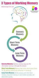 Types Of Memory Working Memory Tied To Your Child S Intelligence Integrated Learning Strategies Integrated Learning Learning Strategies Working Memory