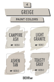 Looking for the best affordable farmhouse paint colors? 4 Greige Paint Colors Greige Paint Colors Paint Colors For Home Greige Paint