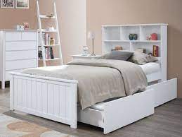 Myer 5pce White Single Bedroom Suite Storage Bed For Girls Room Single Beds With Storage Single Bed Frame