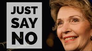 Nancy Reagan Introduces the "Just Say No" Campaign Against Drugs (1986)