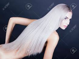 Sexy Cold Blonde Girl, Shot From The Back Stock Photo, Picture and Royalty  Free Image. Image 84048700.