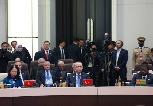 President Recep Tayyip Erdoğan delivered a speech at the Shanghai  Cooperation Organization Summit in Bishkek, Kyrgyzstan.