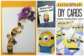 My kids love the despicable me movies and i have to admit i love them too. 37 Minion Paper Crafts Despicable Me Printables Red Ted Art Make Crafting With Kids Easy Fun