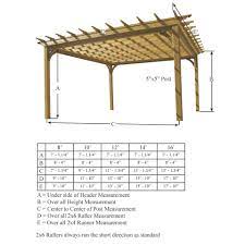 Traditional Pine Pergola Kit From Dutchcrafters Amish Furniture
