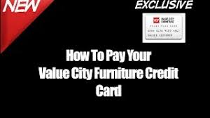 If you're looking to apply, we recommend at least a 630 credit score. How To Pay Your Value City Furniture Credit Card Youtube
