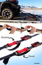 This Tie Down Kit Is Perfect For Strapping Down Your Atv It Includes 4 Ratchet Straps That Can Be Used To Strap Down Y Ratchet Straps Utility Trailer Atv Gear