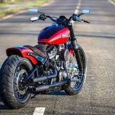 thunderbike red shooter harley davidson street bob fxbb umbau harley street bob street bob harley davidson