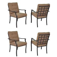 Garden Treasures Eastmoreland Patio Dining Chairs Set Of 4 Lowes Canada Patio Dining Chairs Patio Cushions Outdoor Dining Chairs
