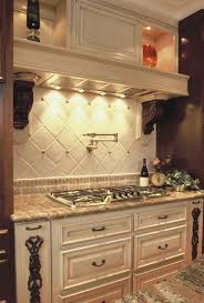 handmade clay tile backsplash