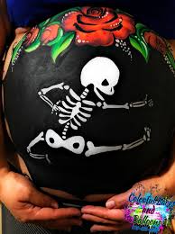 Belly Painting Maternity Art Maternity Belly Painting Baby Skeleton Painting Day Of Dead Belly Painting Ha Pregnant Belly Painting Bump Painting Belly Art
