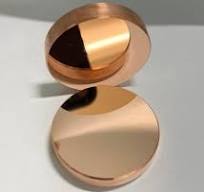 2" Hard Gold Coated Copper Flat Laser Mirrors - Industrial Grade (2 pack)
