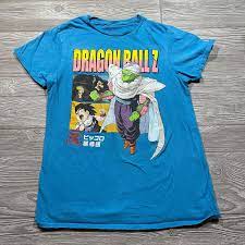 Dragon Ball Z Piccolo Shirt Men S Blue Anime Manga Tee Cotton Casual B53 |  eBay
