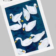 50 100 Halfway There Art Drawing Painting Swan Gouacheillustration Gouacheart Gouachepainting In 2020 Gouache Art Gouache Illustrations Support Artists