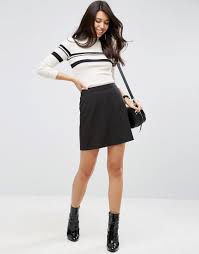 Black A Line Mini Skirt Asos Tailored A Line Mini Skirt Black A Line Mini Skirt Mini Skirts Mini Skirt Style