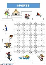 Sports Language English Grade Level 1º Eso School Subject English As A Second Language Esl Main Interactive Activities English As A Second Language Sports