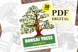 Keywords:trees, tree, on our website, we offer you a wide selection of coloring pages, pictures, photographs and handicrafts. Bonsai Trees Coloring Book For Adults Coloring Books For Adults